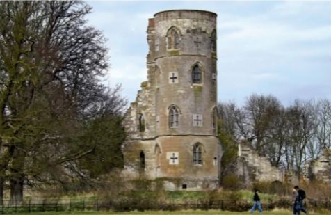 Wimpole Gothic Tower before conservation.jpg