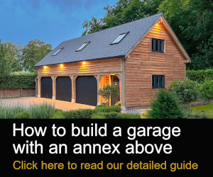 How to build a garage with an annex above