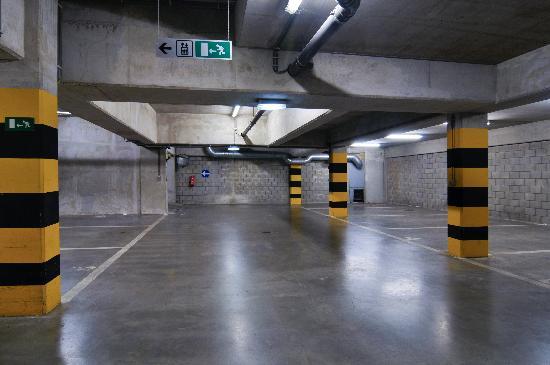 basement parking section